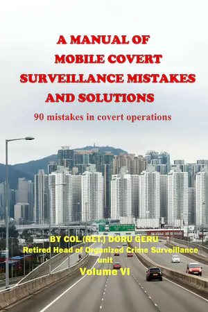 A Manual of Mobile Surveillance Mistakes
