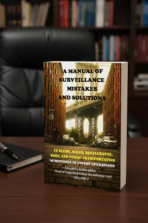 A Manual of Surveillance Mistakes and Solutions in slums, malls, restaurants, bars, and public transportation